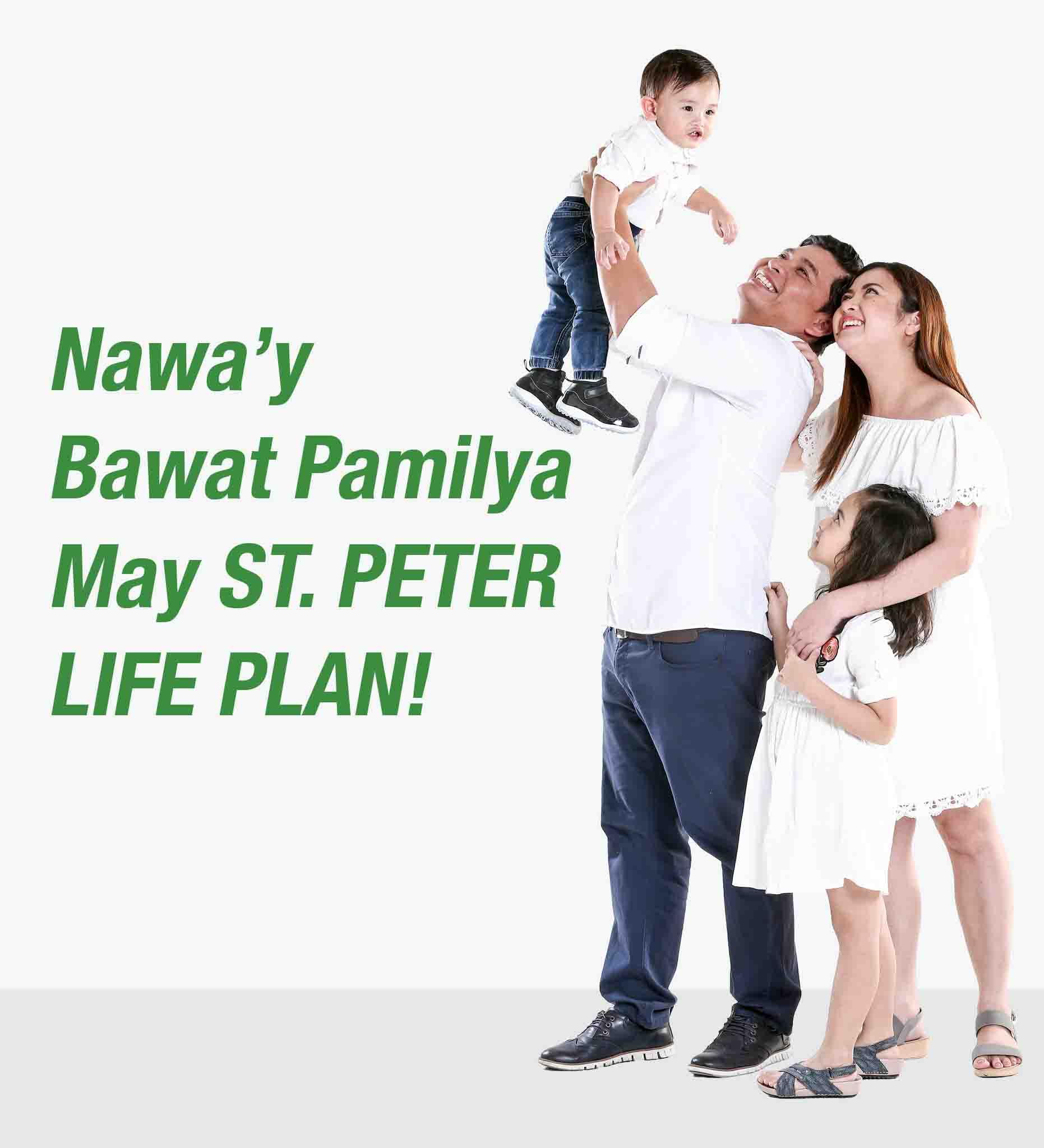 Sign up online and get the St Peter life plan benefits